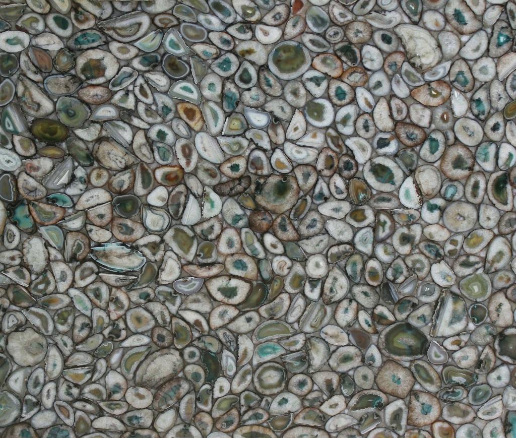 SEMIPRECIOUS AGATE GREEN SEMIPREZIOSI